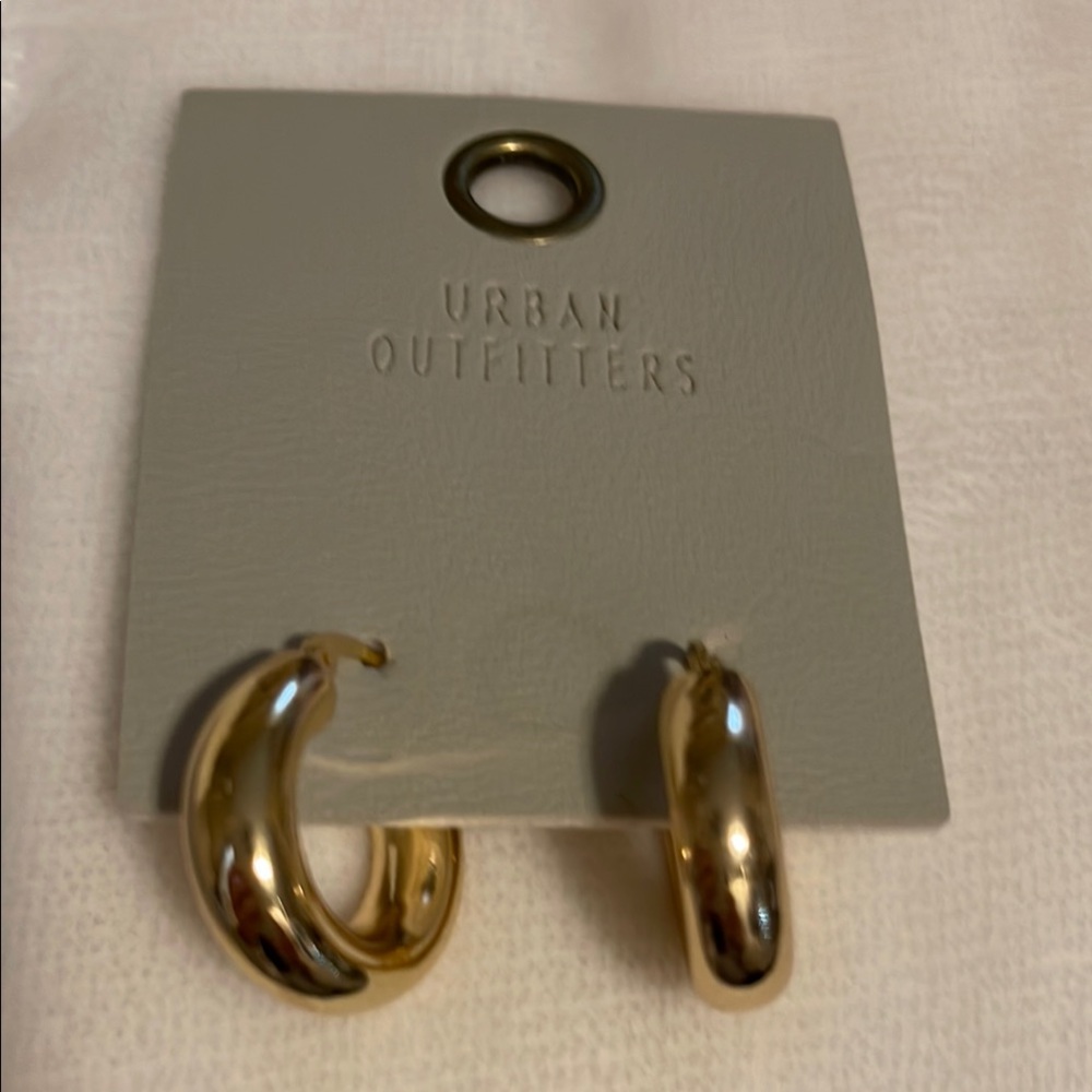 Urban Outfitters Gold Hoop Earrings